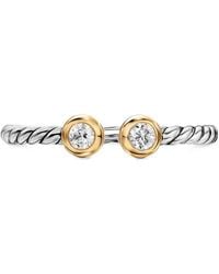David Yurman - Cable Open Round Ring - Lyst