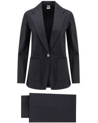 Aspesi - Single-Breasted Pocket Suit - Lyst