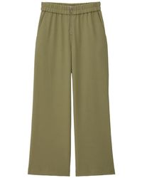 Ba&sh - Narlos Elasticated-Waist Zip-Fastening Wide-Leg Trousers - Lyst