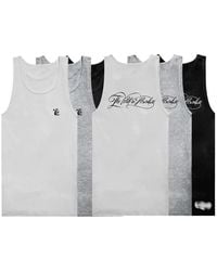 HELLSTAR - Logo-Print Tank Tops (Pack Of Three) - Lyst