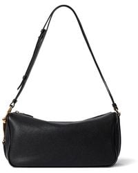 Gucci - Medium Half Horsebit Grained-Leather Shoulder Bag - Lyst