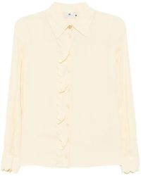 Elisabetta Franchi - Scallop-Embroidered Shirt - Lyst