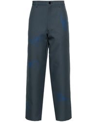 Comme des Garçons - Spray-Paint Wide-Leg Trousers - Lyst