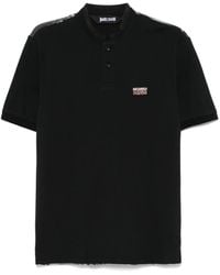Just Cavalli - Logo-Embroidered Polo Shirt - Lyst