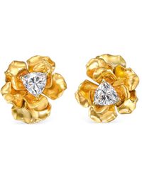 Anabela Chan - 24kt Reine de Soleil Gelbgoldohrstecker - Lyst