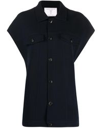 Societe Anonyme - Chest-pocket Button-up Gilet - Lyst