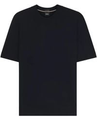 BOSS - Virgin Wool T-Shirt - Lyst