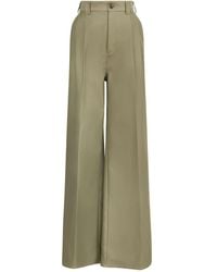 Maison Margiela - Pleated Straight Trousers - Lyst