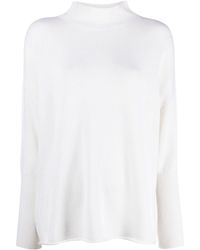 Le Tricot Perugia - High-neck Wool-blend Jumper - Lyst