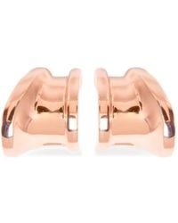 Max Mara - Orecchini A Clip Con Design Asimmetrico - Lyst