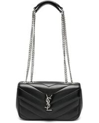 Saint Laurent - Loulou Small Bag Matelassé Lambskin - Lyst