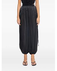 Nissa - High-Waisted Chiffon Pants - Lyst