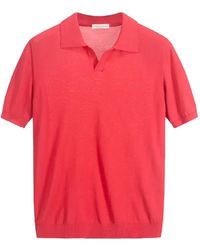 Roberto Collina - Poloshirt Mit Kurzen Ärmeln - Lyst