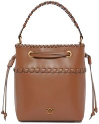 Pinko - レザー バケットバッグ - Lyst