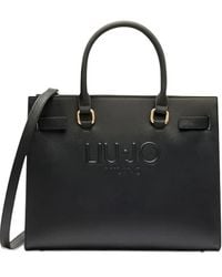 Liu Jo - Logo-Plaque Satchel Bag - Lyst