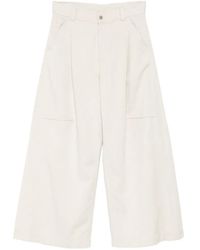 Marina Yee - Pleated Wide-Leg Jeans - Lyst