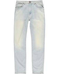Monfrere - Jeans Slim Brando Con Effetto Schiarito - Lyst