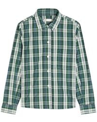 Suzie Kondi - Vella Check-Pattern Long-Sleeve Shirt - Lyst