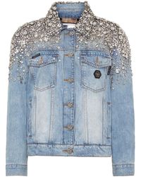 Philipp Plein - ビジュートリム デニムジャケット - Lyst