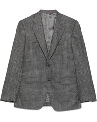 Canali - Checked Two-button Blazer - Lyst