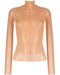 Forte Forte - Lace-detail Long-sleeved Top - Lyst