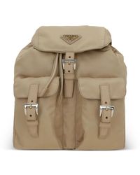 Prada - Small Re-Nylon Buckle-Fastening Backpack - Lyst