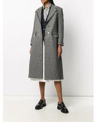 Thom Browne - Abrigo Con Rayas Rwb - Lyst
