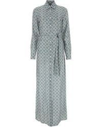 Prada - Robe-Chemise À Motif Géométrique - Lyst