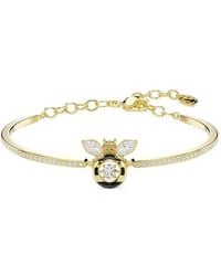 Swarovski - Idyllia Bee-Motif Crystal-Embellished Bracelet - Lyst