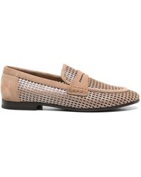 Brunello Cucinelli - Perforated Suede Loafers - Lyst
