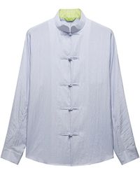 Shanghai Tang - Fortune Tang Frog-Fastening Shirt Jacket - Lyst