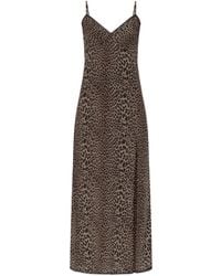 Zadig & Voltaire - Leopard-Print Slip Dress - Lyst