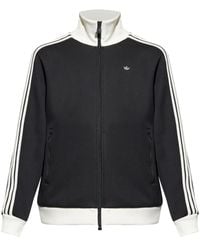 adidas - Felpa Con Dettaglio A 3 Righe - Lyst