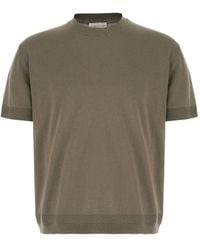 Moncler - Short-Sleeve Ribbed Sweater - Lyst