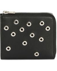 Jil Sander - Eyelet-Embellished Card Holder - Lyst