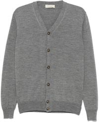 SERGIO MORETTI FIRENZE - V-Neck Button-Up Cardigan - Lyst