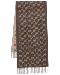 Gucci - Schal Aus Kaschmir Mit Gg - Lyst