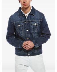 Brunello Cucinelli - Button-Up Denim Jacket - Lyst