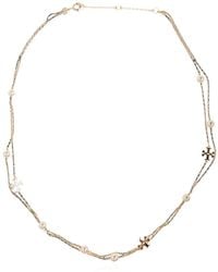 Tory Burch - Moondance Layered Pearl Necklace - Lyst