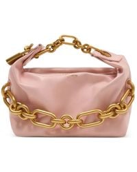Balmain - Mini Sync Chain Leather Tote Bag - Lyst