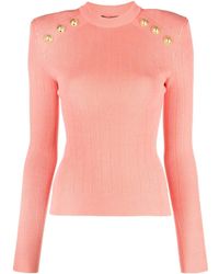 Balmain - Maglione 6-Buttons - Lyst