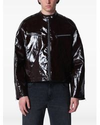 Séfr - Ristretto Racer Coated Linen Jacket - Lyst
