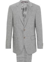 Canali - Slub-Texture Suit - Lyst