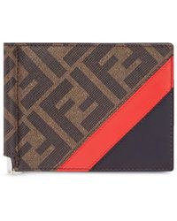 Portafogli E Piccola Pelletteria FENDI | Portatessere in tessuto marrone -  PORTACARTE Marrone Uomo ⋆ Theland Square
