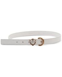 Pinko - Logo-Detail Buckle Belt - Lyst