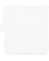 Issey Miyake - "Pleats" Silky Wool Stole Accessories - Lyst