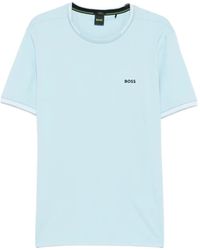BOSS - T-Shirt mit Rundhalsausschnitt - Lyst