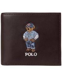 Polo Ralph Lauren - Polo Bear Leather Billfold Wallet - Lyst