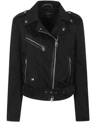 Ermanno Scervino - Zip-Detail Belted Jacket - Lyst