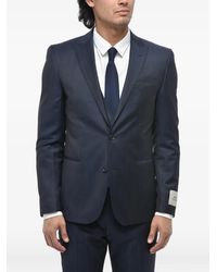 Corneliani - Peak-Lapel Virgin Wool Suit - Lyst